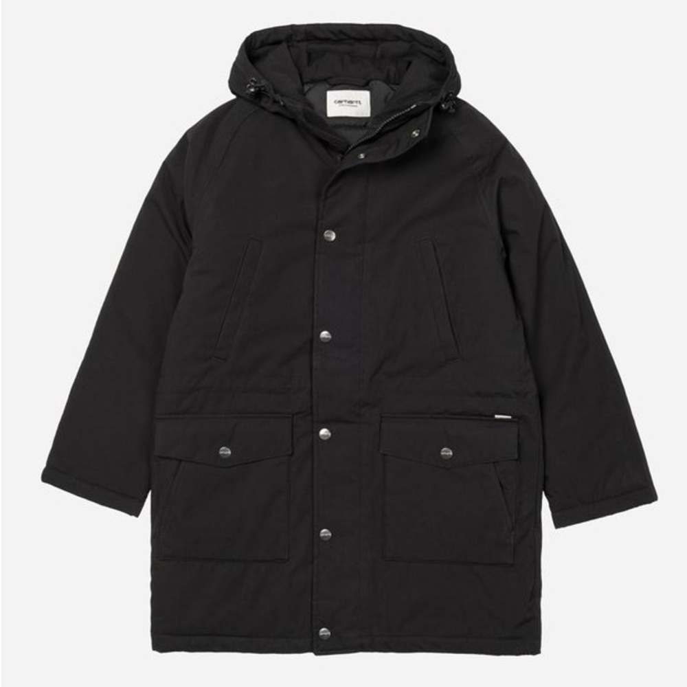 Carhartt WIP Men's Black Tropper Parka
